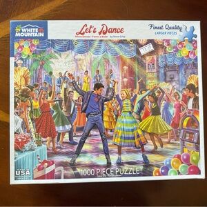 White Mountain Let's Dance Vibrant Puzzle
